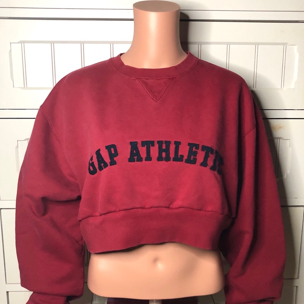 Gap cropped crewneck sweatshirt